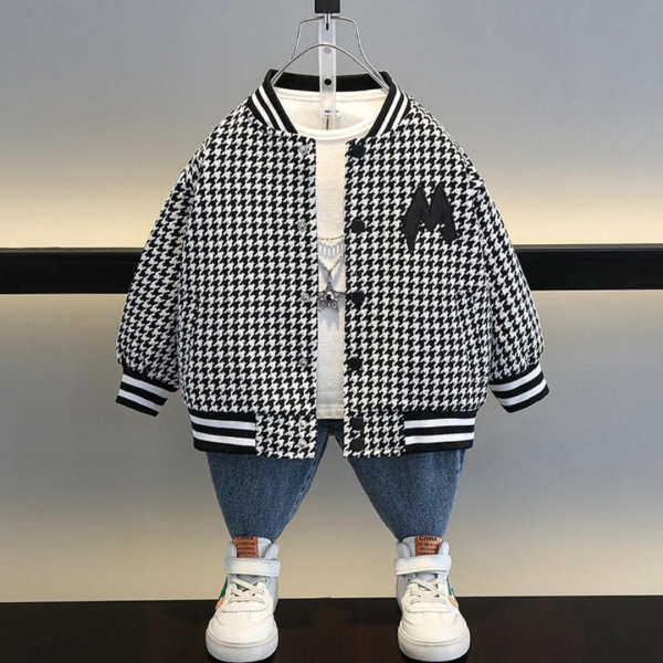 Playful Plaids boys three- piece Set