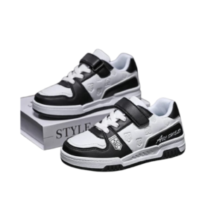 colored children's sports shoes with Velcro strap, designed for girls, featuring wear-resistant materials and a comfortable fit for casual walking, running, and outdoor activities