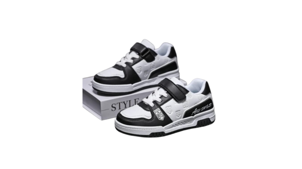colored children's sports shoes with Velcro strap, designed for girls, featuring wear-resistant materials and a comfortable fit for casual walking, running, and outdoor activities