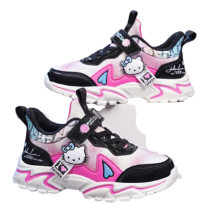 Kitty Lite Sneakers for girls in a stylish Hello Kitty design, featuring lightweight construction, breathable materials, and durable non-slip soles.