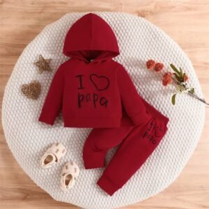I ❤️ Papa Premium soft cotton “I ❤️ Papa” baby outfit for boys and girls.