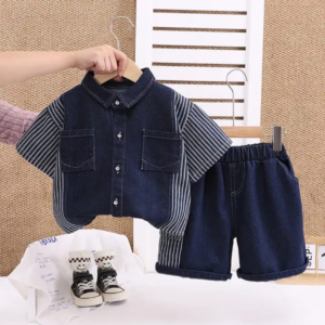The Denim Poise Chosen boys denim set