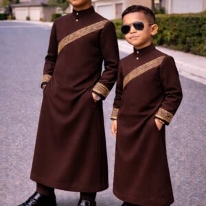 Noble Crest Set modern traditional outfit for boys.