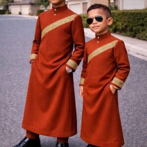 Noble Crest Set modern traditional outfit for boys.