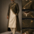 Olive Green Outer Robe + Cream Inner Tunic