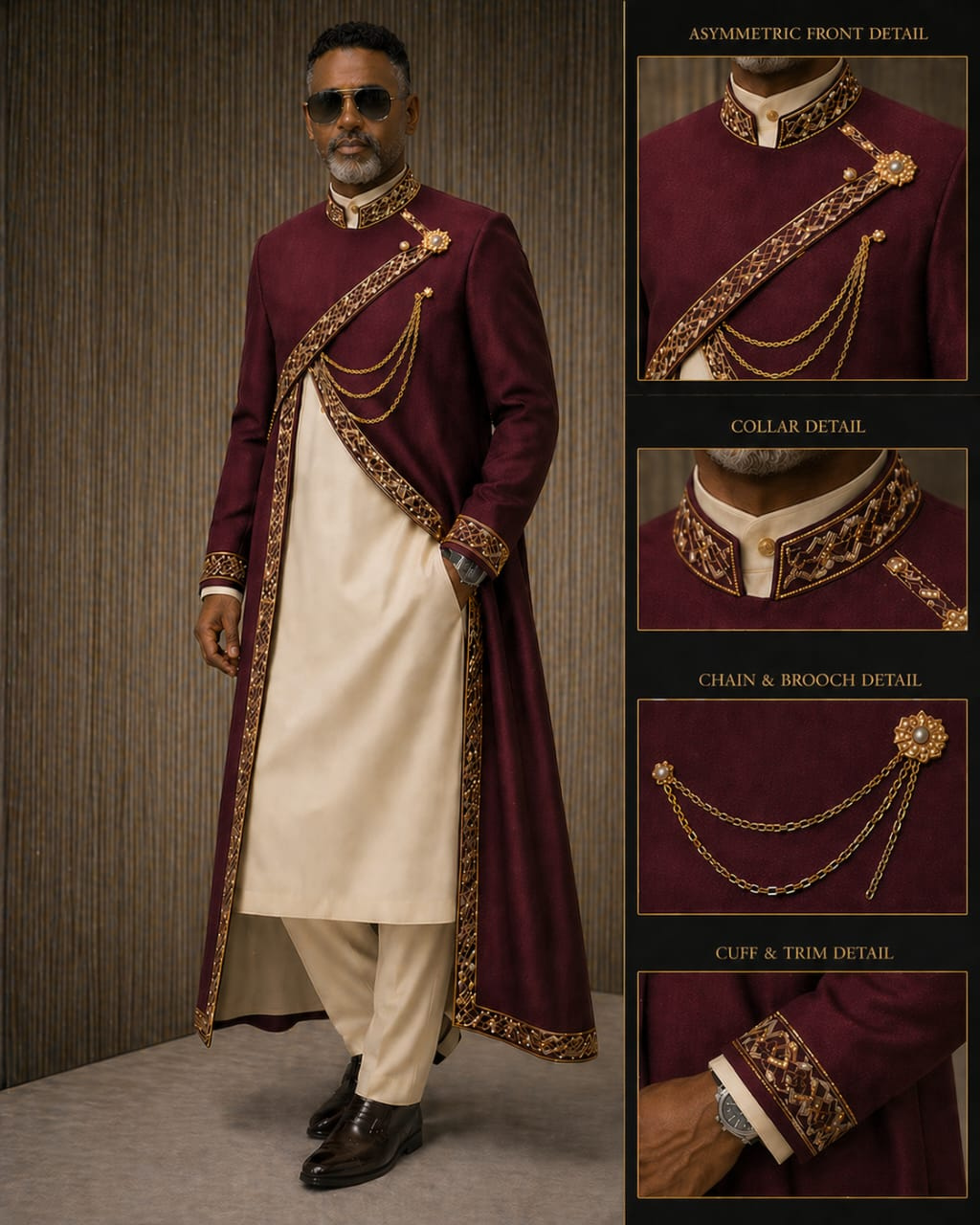 Luxury men’s ceremonial attire