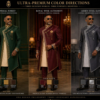 Luxury asymmetric men’s kaftan